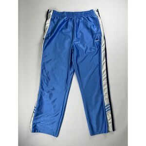 Adidas Pure Game Series Tearaway Joggers Blue Y2K Track Pants Small